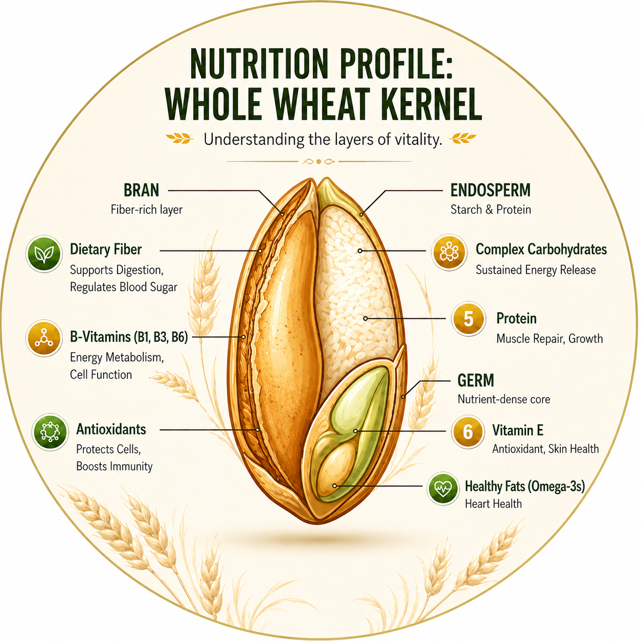 Nutrition Profile - Whole Wheat Kernel
